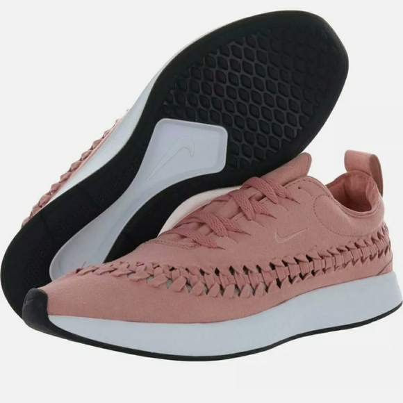 Nike Dualtone Racer Woven Running Shoes size 9 color fitness gym-rust pink - Picture 1 of 6